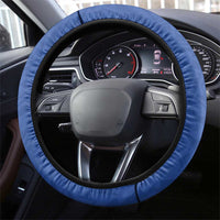 Hawaii Kaiser High School Steering Wheel Cover Tribal Tattoo With Hibiscus Flowers