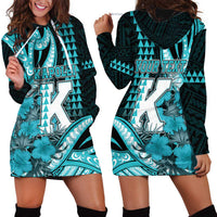Personalised Hawaii Kapolei High School Hoodie Dress Tribal Tattoo With Hibiscus Flowers LT05 - Polynesian Pride