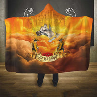 New Zealand And Australia ANZAC Day Hooded Blanket Sinai Palestine Campaign Lest We Forget