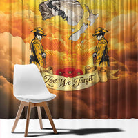 New Zealand And Australia ANZAC Day Window Curtain Sinai Palestine Campaign Lest We Forget