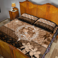 Tonga Emancipation Day Quilt Bed Set Tongan Kupesi Ngatu Pattern Vintage Style