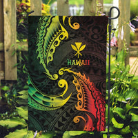 AAPI Heritage Month Garden Flag Kanaka Maoli Polynesian Tribal Wave