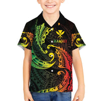 AAPI Heritage Month Hawaiian Shirt Kanaka Maoli Polynesian Tribal Wave