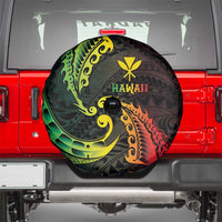 AAPI Heritage Month Spare Tire Cover Kanaka Maoli Polynesian Tribal Wave