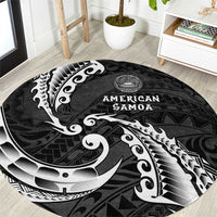 AAPI Heritage Month Round Carpet American Samoa Polynesian Tribal Wave