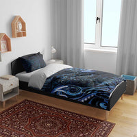 Aotearoa New Zealand Octopus Bedding Set Silver Fern Maori Pattern