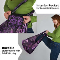 Aotearoa New Zealand Crocodile Grocery Bag Silver Fern Maori Pattern