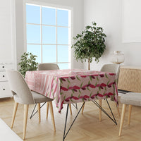 Samoa Teuila Tablecloth Pink Samoan Siapo Motifs