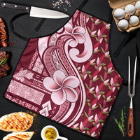 Samoa Teuila Apron Maroon Samoan Siapo Motifs