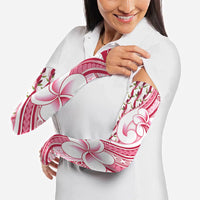 Samoa Teuila Arm Sleeves White Samoan Siapo Motifs