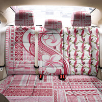 Samoa Teuila Back Car Seat Cover White Samoan Siapo Motifs