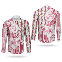 Samoa Teuila Couples Matching Puletasi and Long Sleeve Button Shirt White Samoan Siapo Motifs LT05 - Polynesian Pride