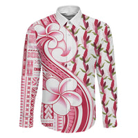 Samoa Teuila Family Matching Off The Shoulder Long Sleeve Dress and Hawaiian Shirt White Samoan Siapo Motifs LT05 Daughter's Dress White - Polynesian Pride