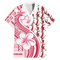 Samoa Teuila Family Matching Off Shoulder Short Dress and Hawaiian Shirt White Samoan Siapo Motifs LT05 Dad's Shirt - Short Sleeve White - Polynesian Pride