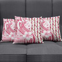 Samoa Teuila Pillow Cover White Samoan Siapo Motifs