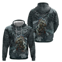 Hawaii Mo'o Lizard God Hoodie Polynesian Style