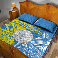 Palau Independence Day Quilt Bed Set Happy 30th Anniversary