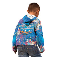 Happy Diwali Festival Kid Hoodie Diya Lamp Rangoli With Polynesian Pattern