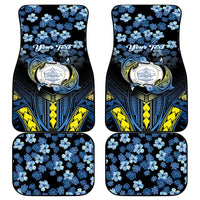 Palau Car Mats Polynesian Dolphin Tropical Hibiscus Style