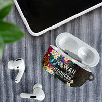 Hawaii Strong AirPods Case Polynesian Tribal Tropical Flowers