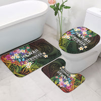 Hawaii Strong Bathroom Set Polynesian Tribal Tropical Flowers