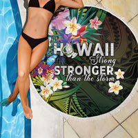 Hawaii Strong Beach Blanket Polynesian Tribal Tropical Flowers