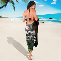 Hawaii Strong Sarong Polynesian Tribal Tropical Flowers