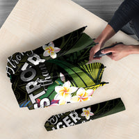 Hawaii Strong Umbrella Polynesian Tribal Tropical Flowers