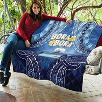 French Polynesia Bora Bora Quilt Beach Landscape Polynesian Style