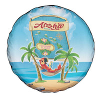 Aloha Hawaii Spare Tire Cover Funny Macaw Parrot Tropical Vibe