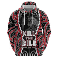 Aotearoa Waitangi Day Hoodie Maori Warrior Tribal Tattoo