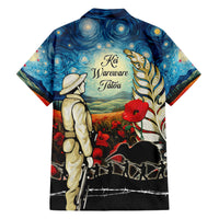 Kei Wareware Tatou New Zealand ANZAC Day Hawaiian Shirt Starry Night Inspo Style LT05 - Polynesian Pride