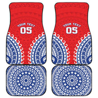 Custom Tuamotu Archipelago Car Mats Polynesian Tribal Tattoo