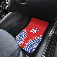 Custom Tuamotu Archipelago Car Mats Polynesian Tribal Tattoo
