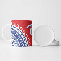 Custom Tuamotu Archipelago Ceramic Mug Polynesian Tribal Tattoo