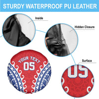 Custom Tuamotu Archipelago Spare Tire Cover Polynesian Tribal Tattoo