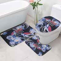 Tuamotu Islands Bathroom Set Polynesian Pattern With Turtle