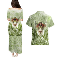 New Zealand Maori Fairy Patupaiarehe Couples Matching Puletasi and Hawaiian Shirt Polynesian Style LT05 - Polynesian Pride
