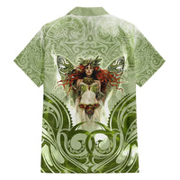 New Zealand Maori Fairy Patupaiarehe Family Matching Long Sleeve Bodycon Dress and Hawaiian Shirt Polynesian Style LT05 - Polynesian Pride