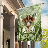 New Zealand Maori Fairy Patupaiarehe Garden Flag Polynesian Style