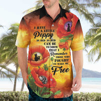 ANZAC Day Red Poppy Hawaiian Shirt Honoring The ANZAC Spirit