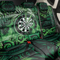 New Zealand Darts Back Car Seat Cover Maori Koru Dartboard Green Flame