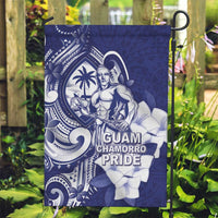 Guam Chief Quipuha Garden Flag Polynesian Pattern With Guasali Flowers