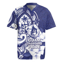 Guam Chief Quipuha Rugby Jersey Polynesian Pattern With Guasali Flowers