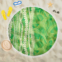 Hawaii Prince Kuhio Beach Blanket Lime Green Hawaiian Lau Maia With Leis