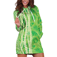 Hawaii Prince Kuhio Hoodie Dress Lime Green Hawaiian Lau Maia With Leis