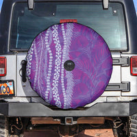 Hawaii Prince Kuhio Spare Tire Cover Violet Hawaiian Lau Maia With Leis