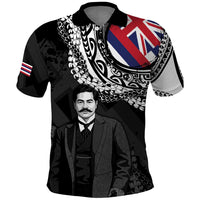 Personalised Hawaii Prince Kuhio Polo Shirt Hawaiian Maile Lei