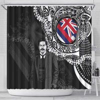 Hawaii Prince Kuhio Shower Curtain Hawaiian Maile Lei