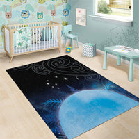 New Zealand Matariki Area Rug Pleiades Star Cluster Blue Galaxy